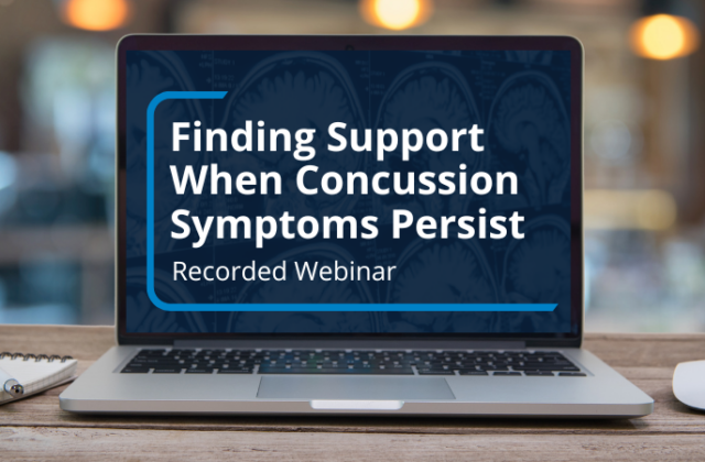 Finding Support When Concussion Symptoms Persist: Concussion survivor and activist shares her story in free BIAA webinar